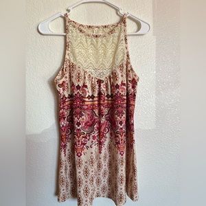 Paisley & Lace Warm Tank